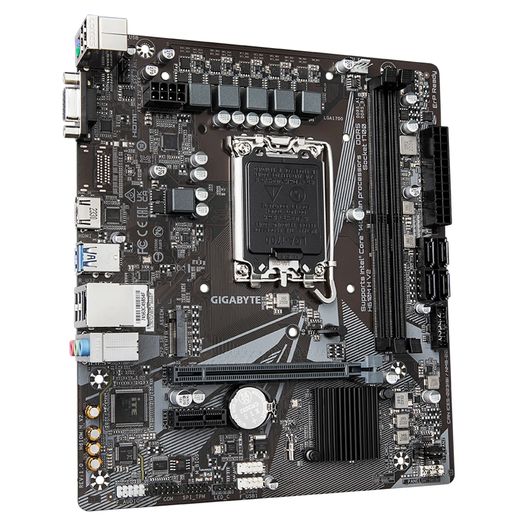 مادربرد گیگابایت مدل H610M H V2 rev. 1.0