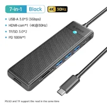 داک استیشن 7 پورت USB-C اوریکو مدل PWD-7P
