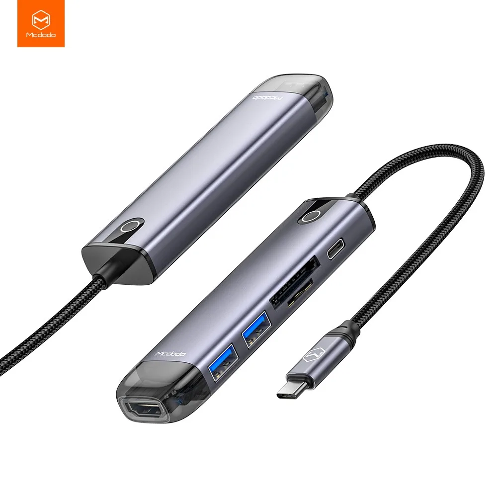 هاب 6 پورت USB-C مک دودو مدل MC-HU-7740