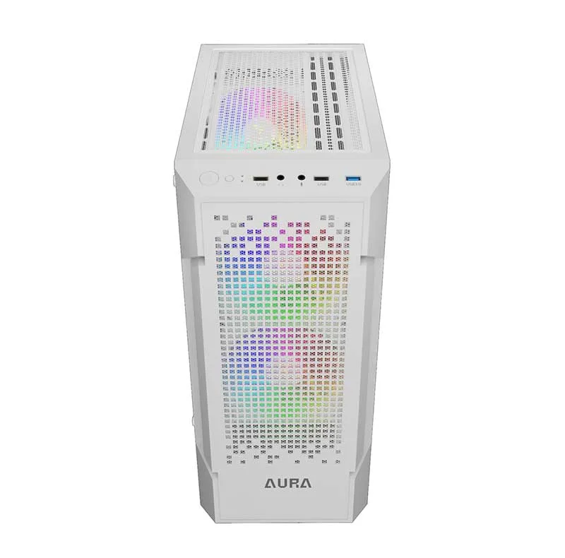 کیس کامپیوتر گیم دیاس مدل AURA GC7 WH ARGB