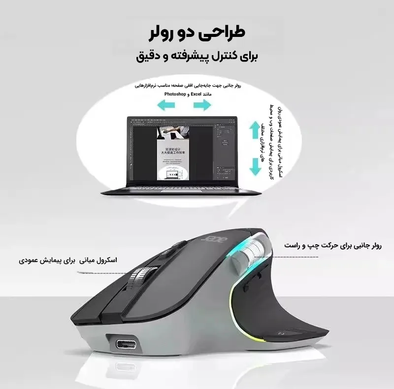 ماوس بی سیم ایسر مدل OMR225