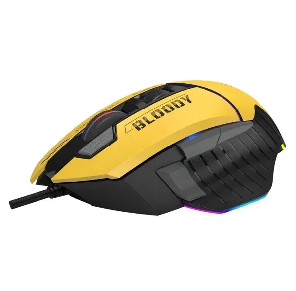 ماوس گیمینگ بلادی مدل  W95 Max Sport Lime Activated