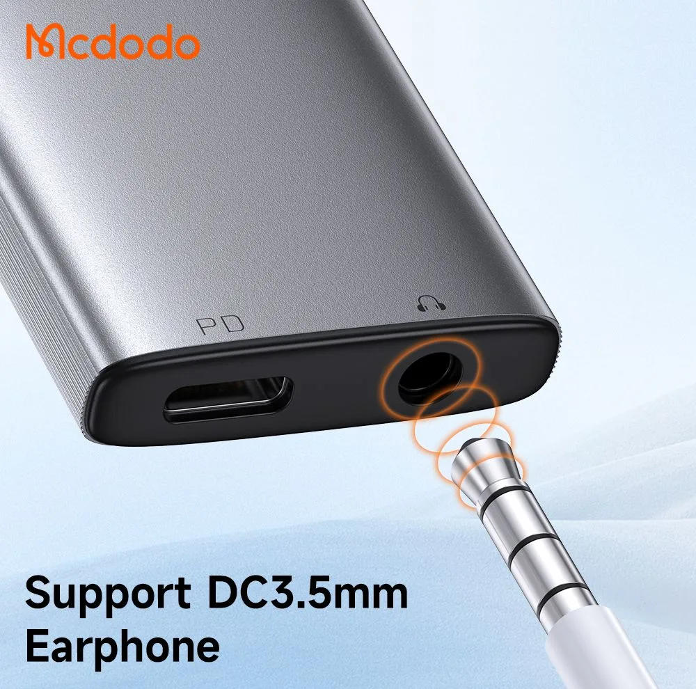 مبدل USB-C به USB-C/AUX مک دودو مدل CA-505