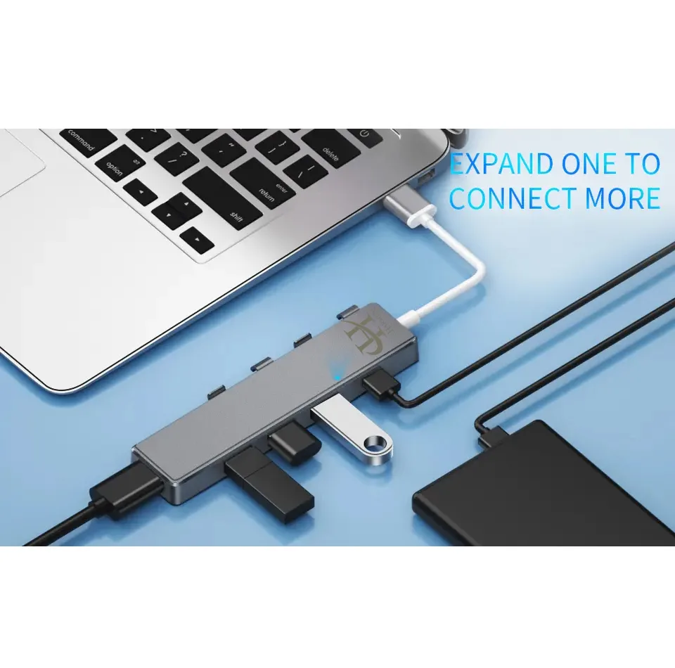 هاب 4 پورت USB 3.0 هارمن مدل HR-USB3000