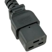 کابل برق 3 پین سرور منبع تغذیه بافو مدل EU-C19 3Cx1.5MM طول 2 متر