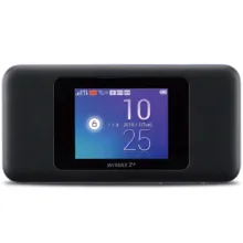 مودم همراه 4G یوکیو مدل Speed Wifi Next W06 با صفحه نمایش 2.4 اینچی تاچ اسکرین، باتری 3000 میلی‌آمپری با شارژدهی 7 ساعت، پشتیبانی همزمان 16 کاربر، اتصال از طریق سیمکارت و کابل Type-C، سازگار با ویندوز و مک او اس