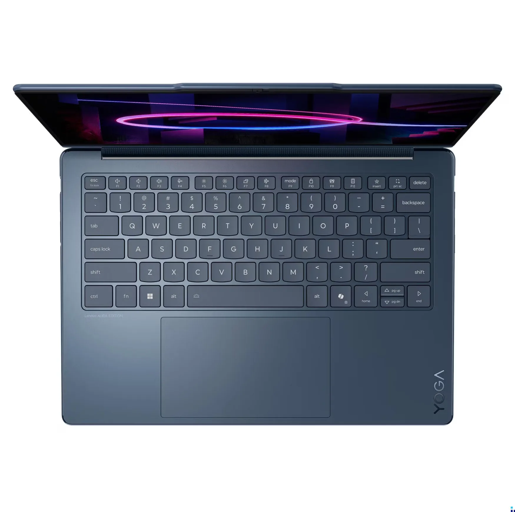 لپ تاپ 14 اینچی لنوو مدل Yoga 9i 2-in-1 14IPH11 Aura Edition-Core Ultra 7 355-32GB LPDDR5X 7467MHz-1TB SSD-2.8K OLED Touch-Backlit-W به همراه قلم