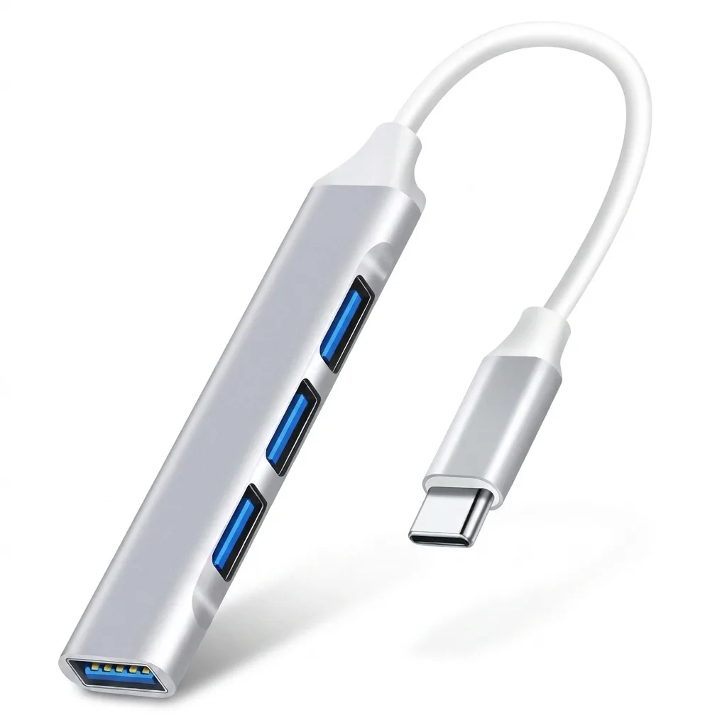 هاب 4 پورت USB-C مدل SUPER FAST TYPE-C
