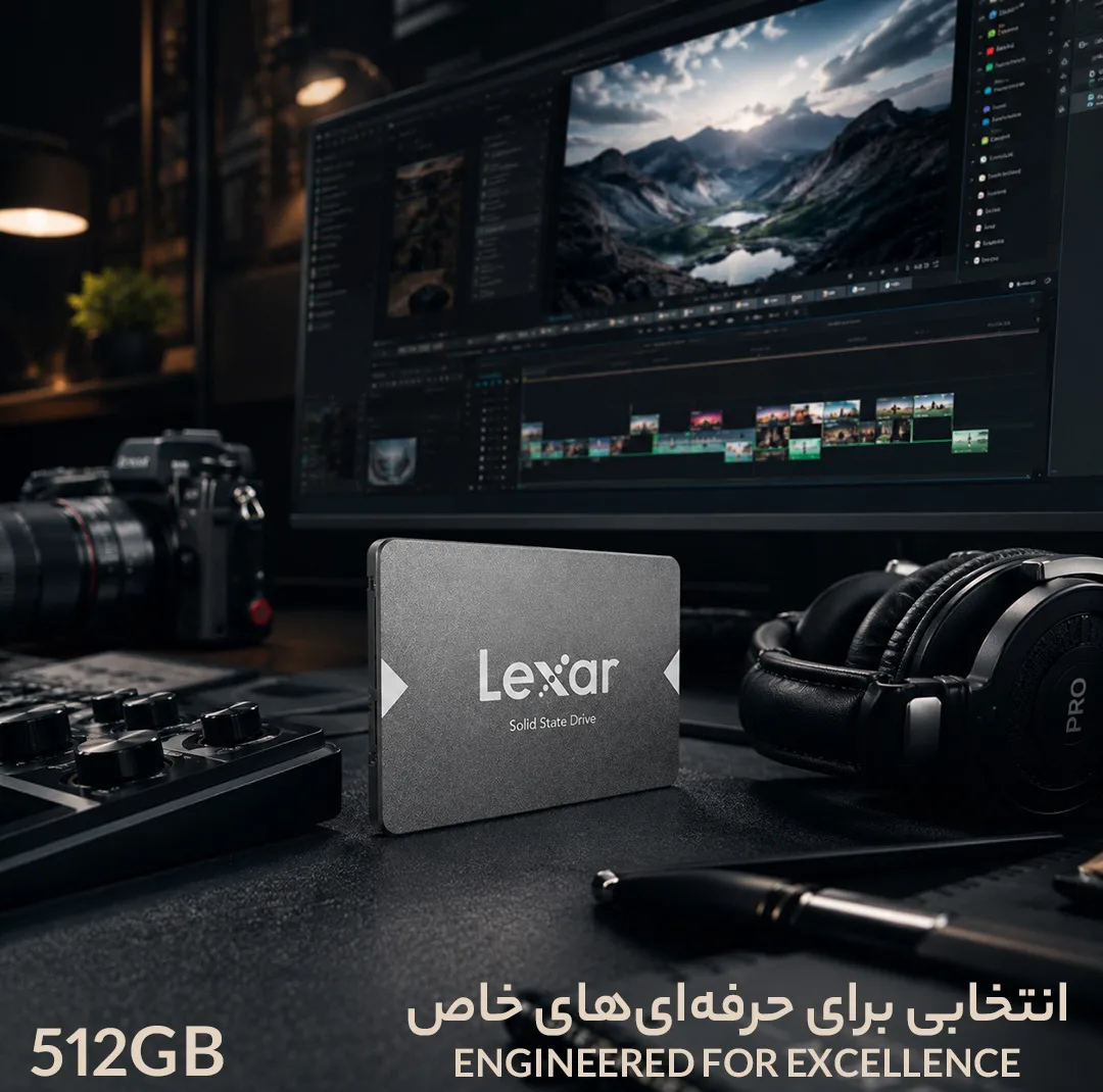 اس اس دی اینترنال SATA III لکسار مدل solid ظرفیت 512 گیگابایت