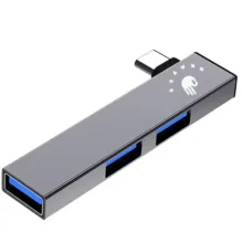 هاب 3 پورت USB-C اکی یس مدل HUB300TYPEC