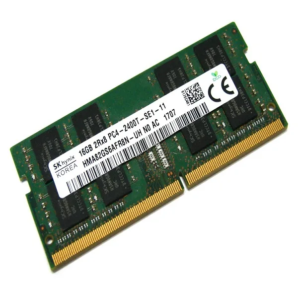 رم لپ تاپ DDR4 تک کاناله 2400 مگاهرتز CL17 اس کی هاینیکس مدل PC4-19200 ظرفیت 16 گیگابایت
