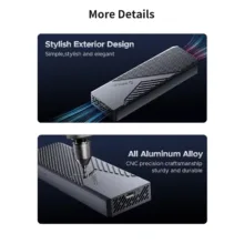 باکس SSD USB4.0 M.2 NVMe 40Gbps اوریکو مدل CNM2-U4