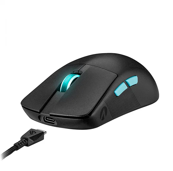 ماوس بی سیم گیمینگ ایسوس مدل Rog Harpe Ace Aim Lab Edition RGB