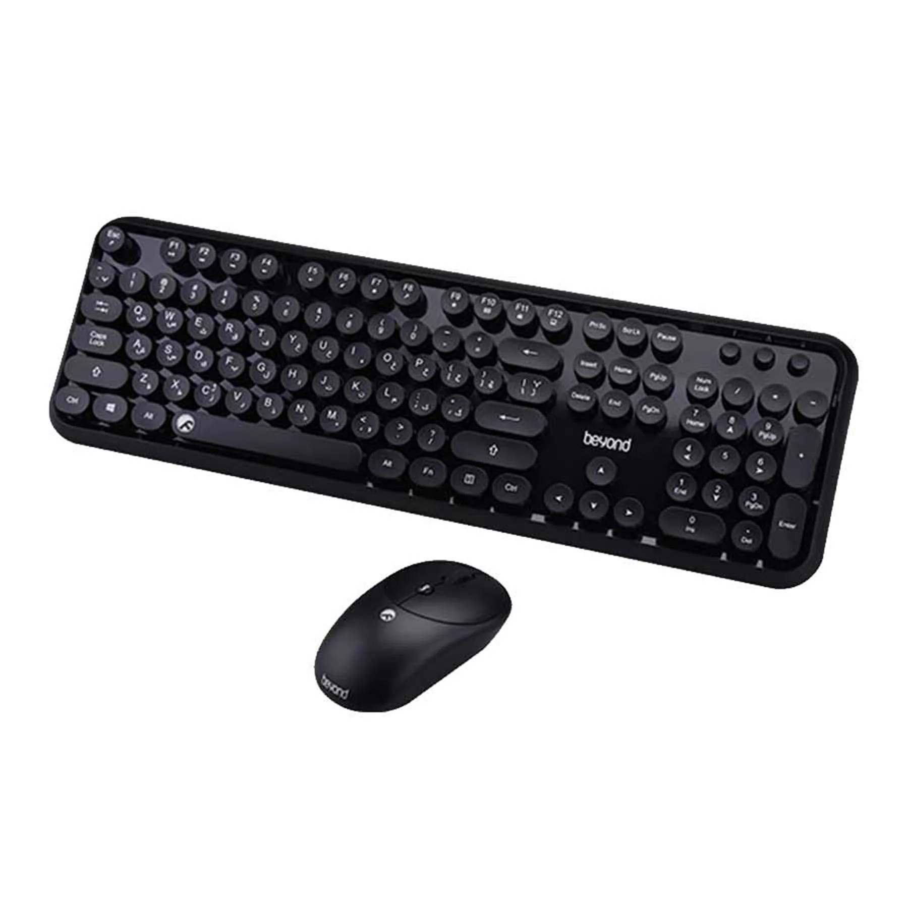 کیبورد و ماوس بی سیم بیاند مدل BMK-8101RF، سوییچ ممبران، Full-Size