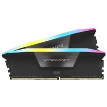 رم DDR5 دسکتاپ 32 گیگابایت 6600Mhz CL38 کورسیر مدل VENGANCE RGB BLACK دو کاناله