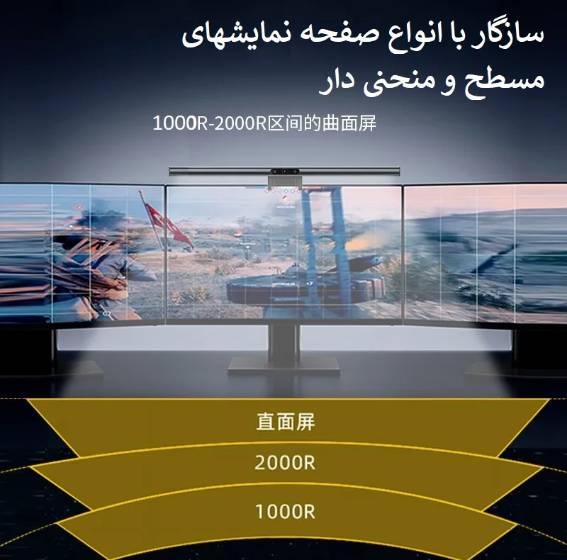 چراغ LED بالای مانیتور ریمکس مدل RT-E910