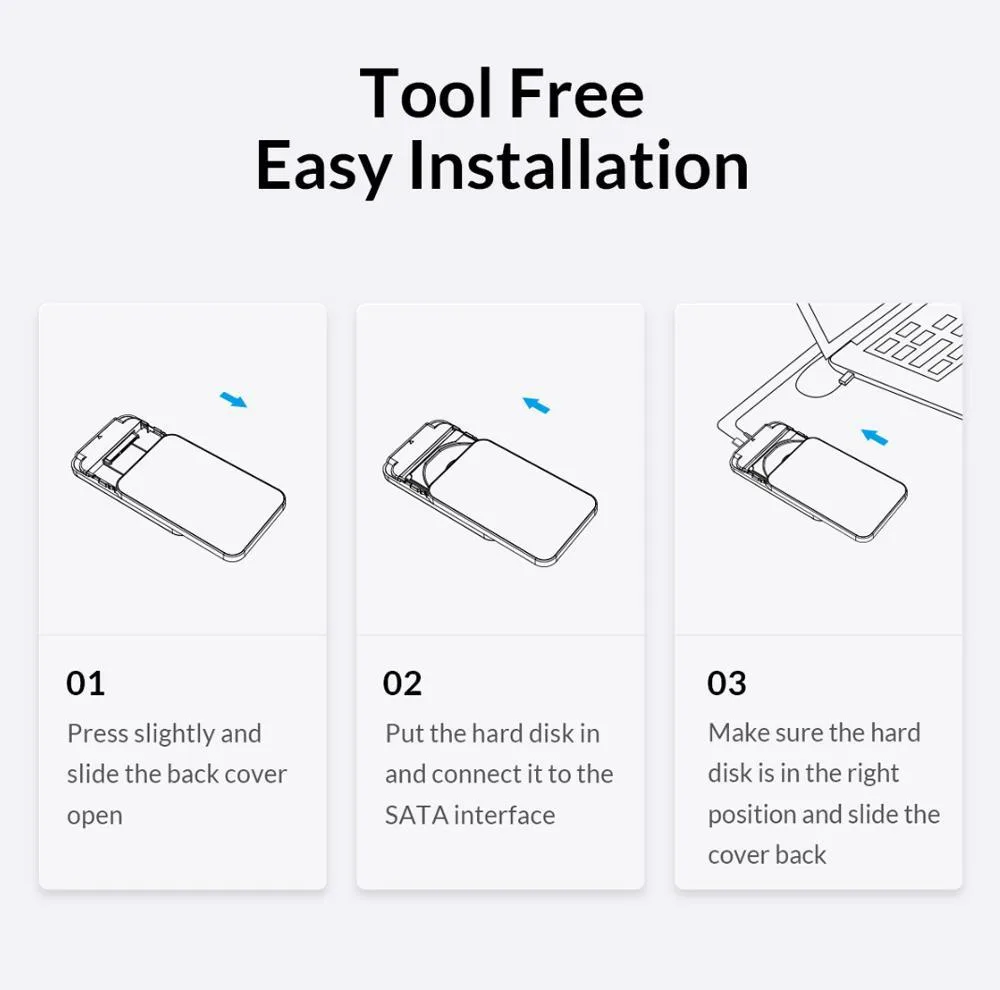 قاب هارد اکسترنال 2.5 اینچی اوریکو مدل HM25U3