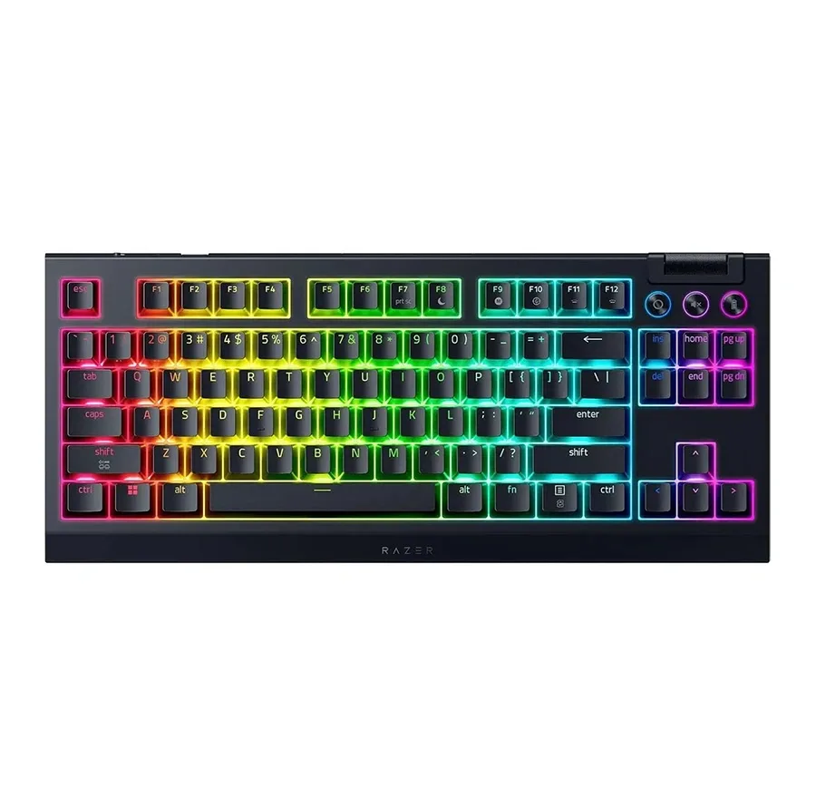 کیبورد بیسیم گیمینگ ریزر مدل BlackWidow V4 TKL HyperSpeed