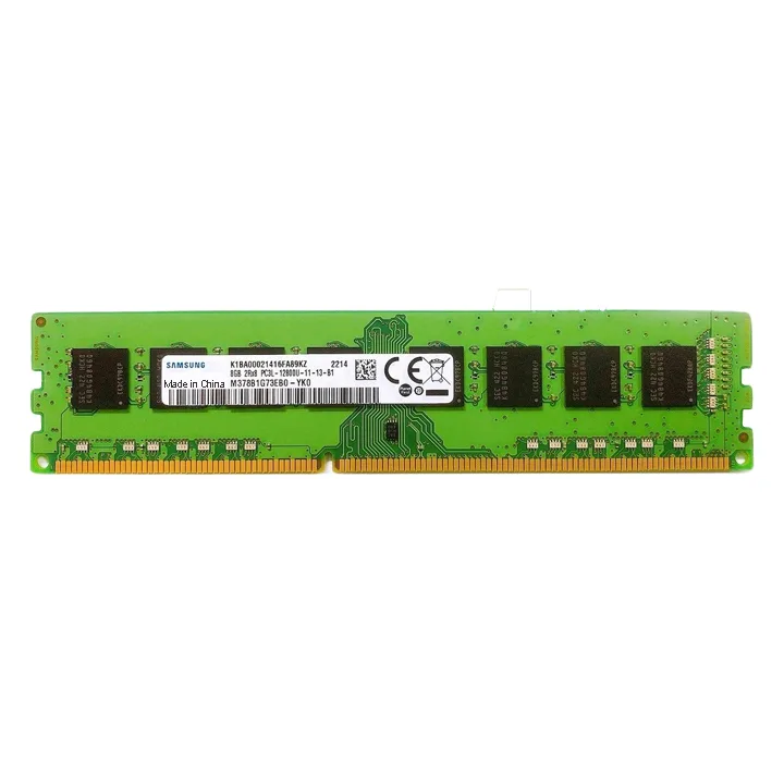 رم کامپیوتر سامسونگ مدل M378B1G73EB0-YK0 DDR3L تک کاناله 8 گیگابایت فرکانس 1600 مگاهرتز تایمینگ CL11 نوع ماژول U-DIMM مناسب دسکتاپ