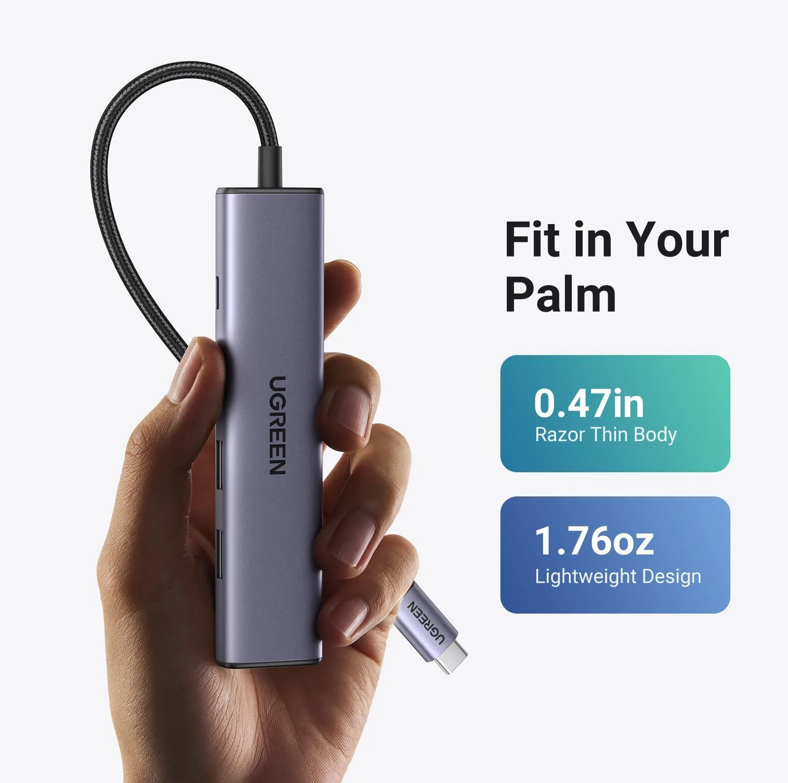 هاب 5 پورت USB-C یوگرین مدل CM136-50209
