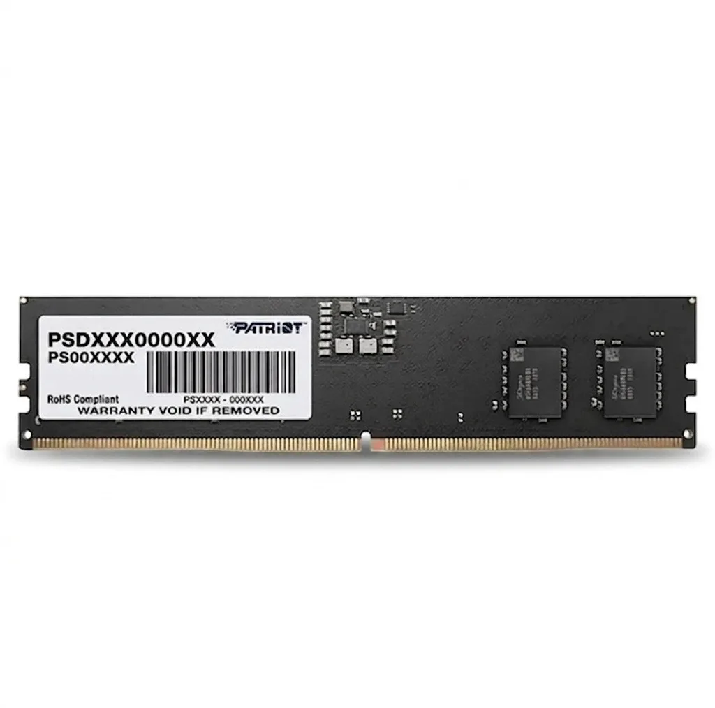 رم دسکتاپ DDR5 پتریوت مدل Signature Line ظرفیت 8 گیگابایت فرکانس 5200 مگاهرتز تک کاناله تایمینگ CL42 نوع ماژول U-DIMM