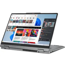 لپ تاپ 14 اینچی لنوو مدل IdeaPad 5 2-in-1 14IRH9-i7 13620H-16GB LPDDR5X 5200MHz-512GB SSD-OLED 60Hz Touch-Backlit-Fingerprint به همراه قلم