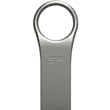 فلش مموری 32 گیگابایت سیلیکون پاور مدل Firma F80 با رابط USB 2.0، بدنه آلیاژ روی بدون درب و مقاوم در برابر شوک و لرزش