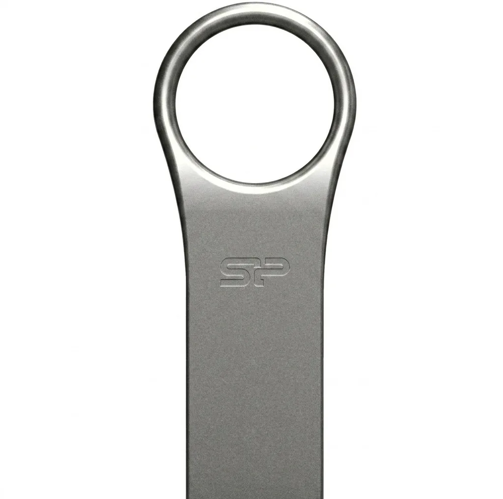 فلش مموری 32 گیگابایت سیلیکون پاور مدل Firma F80 با رابط USB 2.0، بدنه آلیاژ روی بدون درب و مقاوم در برابر شوک و لرزش