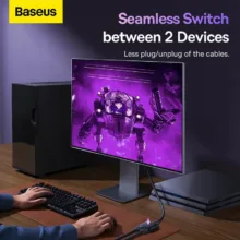 سوئیچ 1 به 2 HDMI بیسوس مدل BS-OH113