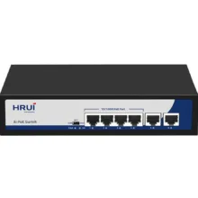 سوئیچ PoE چهار پورت اچ ار یو ای مدل HRUI HR900-AF-42N