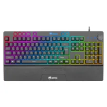 کیبورد مخصوص بازی گرین مدل GK703-RGBسوییچ ممبران ، Full Size، نورپردازی RGB