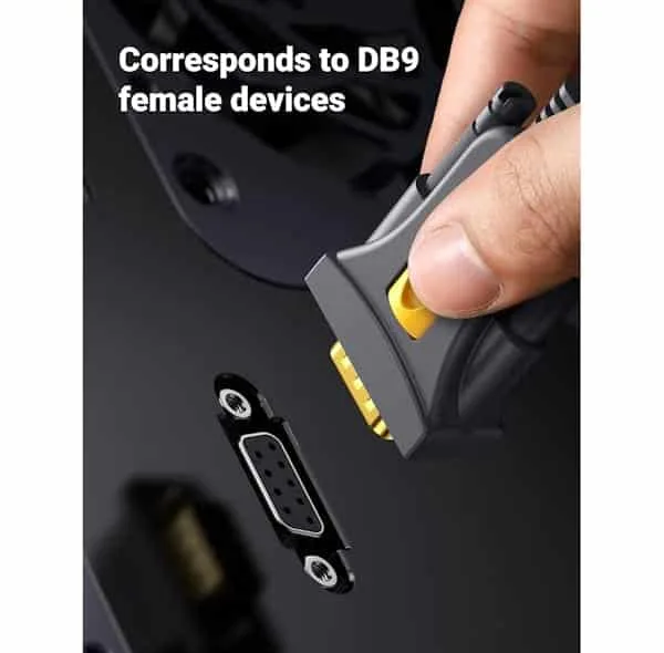 کابل تبدیل USB 2.0 A به DB9 RS-232 یوگرین مدل 20201 طول 1.5 متر