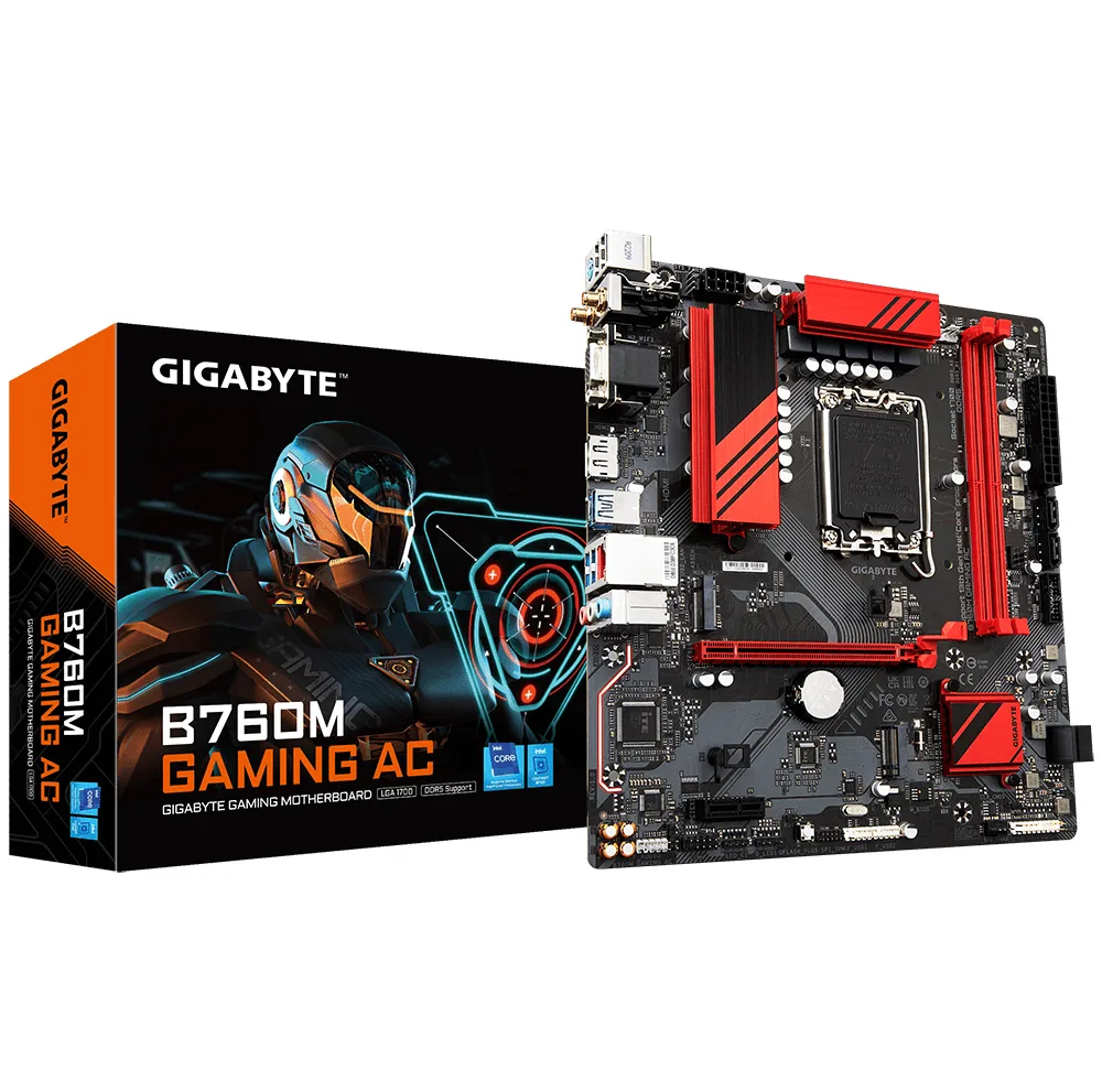 مادربرد گیگابایت مدل B760M GAMING AC rev. 1.x