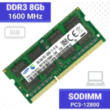 رم لپ تاپ DDR3 تک کاناله 1333 مگاهرتز CL19 سامسونگ مدل ch9 ظرفیت 8 گیگابایت