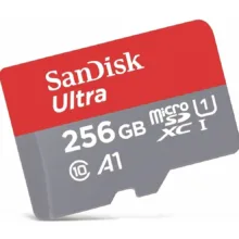 کارت حافظه microSDXC سن دیسک مدل Ultra A1 کلاس 10 استاندارد UHS-I سرعت 150MBps ظرفیت 256 گیگابایت