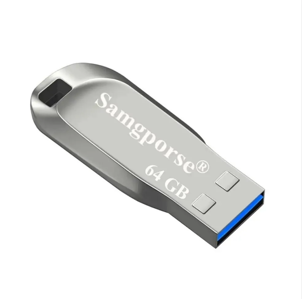 فلش مموری 64 گیگابایت سمگپرس مدل UDP Plus با رابط USB 3.0، بدنه آلیاژ فولاد و مقاومت در برابر شوک و لرزش