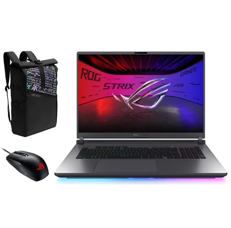 لپ تاپ 18 اینچی ایسوس مدل ROG Strix G18 G815LR-Core Ultra 9 275HX-RTX5070Ti 12GB-32GB DDR5 5600MHz-512GB SSD-WQXGA 240Hz به همراه کیف و ماوس - کاستوم شده