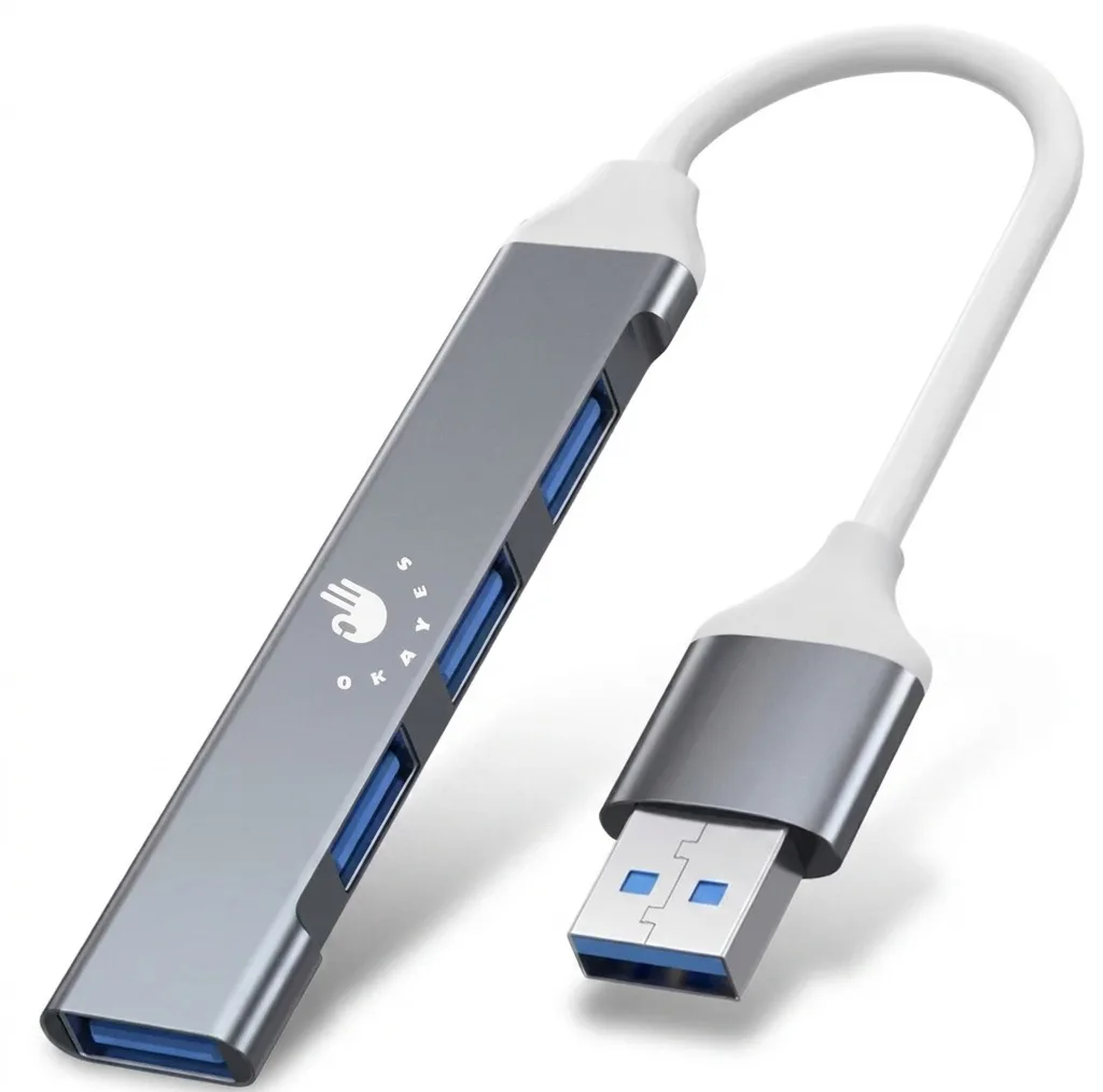 هاب 4 پورت USB 3.0 هارمن مدل OKAYES
