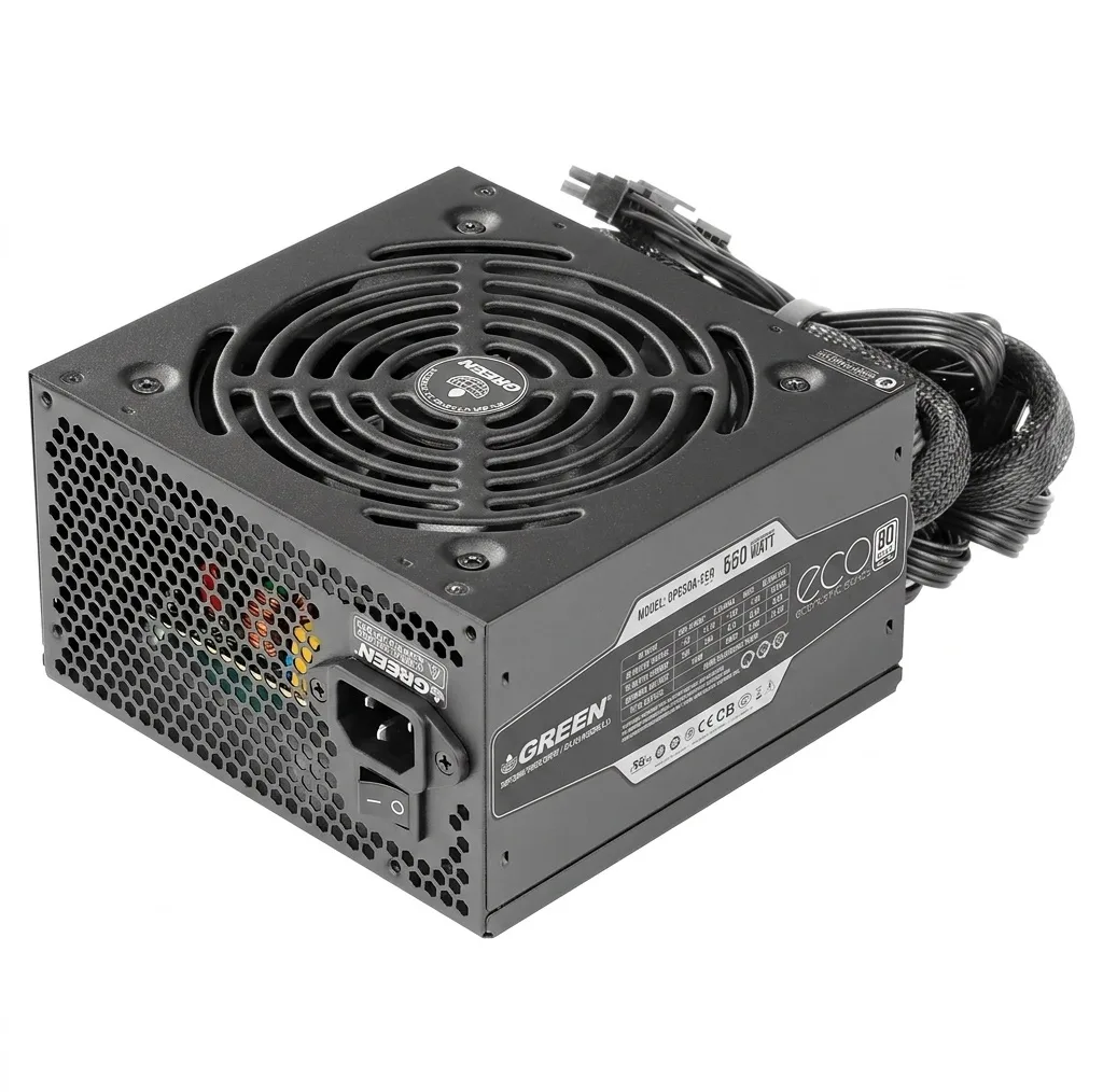 منبع تغذیه کامپیوتر گرین مدل GP550A-ECO Rev3.1