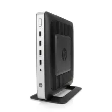 کامپیوتر کوچک اچ‌ پی مدل T630 با پردازنده Quad Core AMD GX-۴۲۰GI SOC ۲.۰ – ۲.۲ GHz Quad-Core حافظه SSD با ظرفیت 128 گیگابایت رم DDR4 با ظرفیت هشت گیگابایت پردازنده گرافیکی AMD