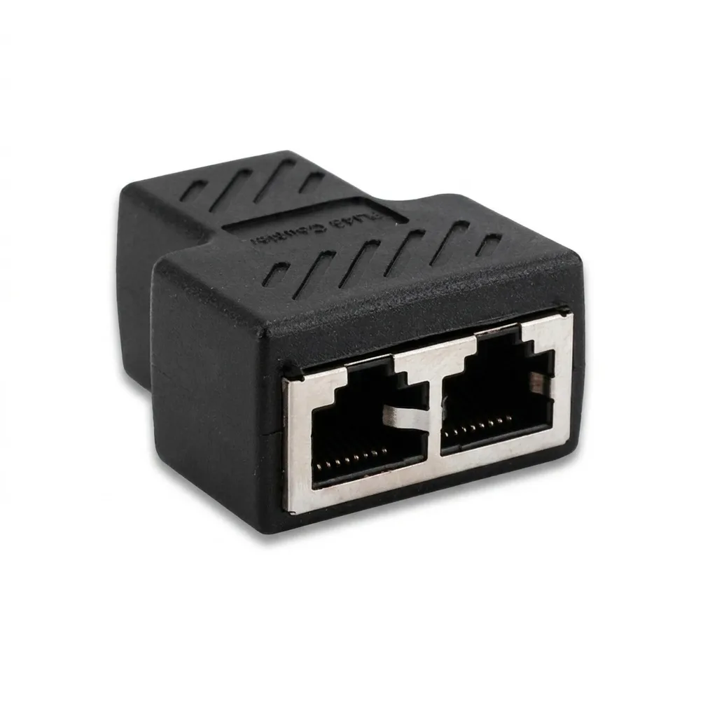تبدیل 1 به 2 شبکه فلزی RJ45 مدل 5855