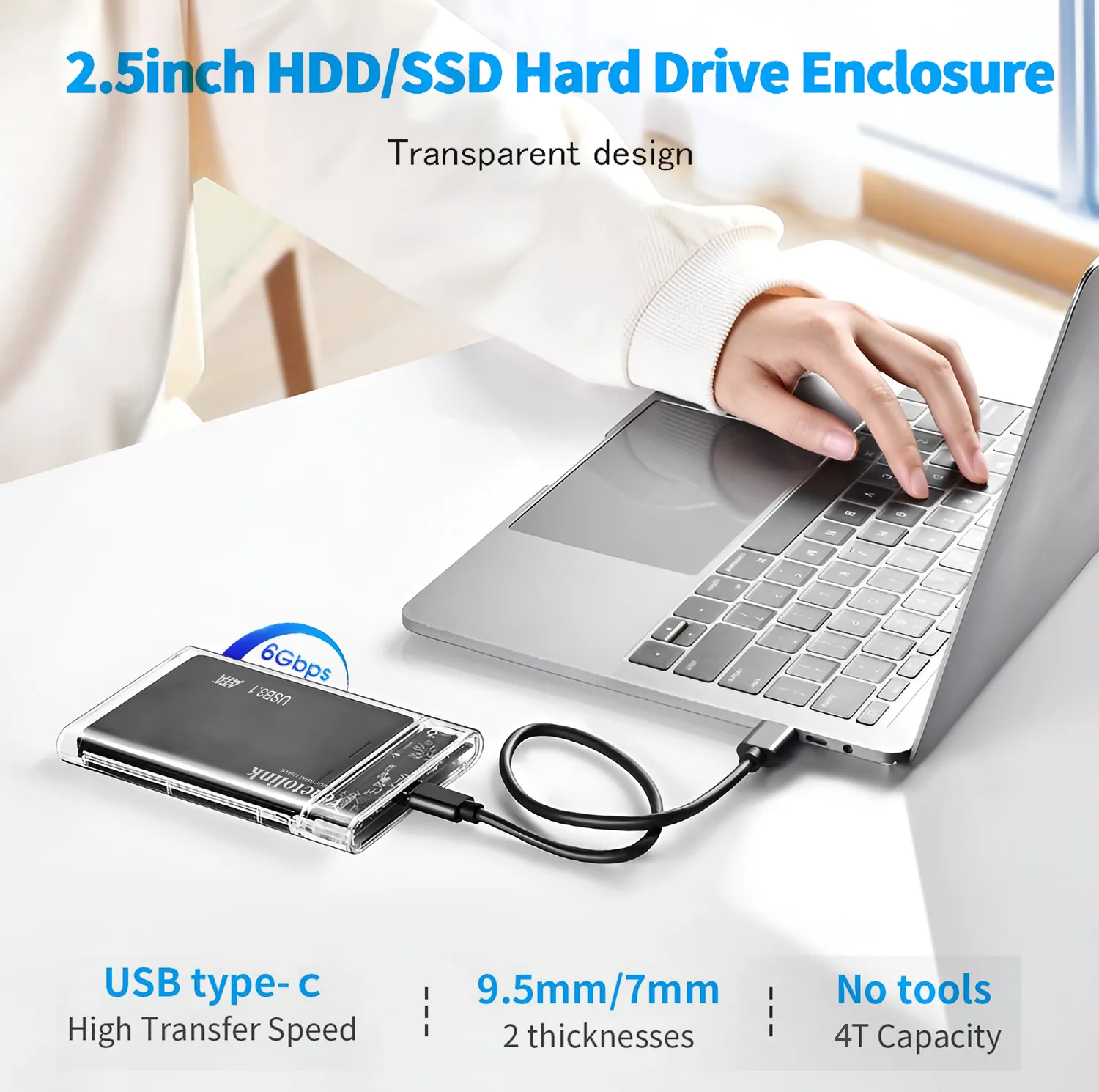 باکس هارد دیسک اکسترنال وینتولینک مدل TYPE-C-USB3.0