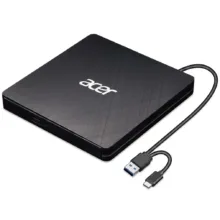 درایو DVD اکسترنال ایسر مدل Potable، با رابط USB 3.0/Type-C