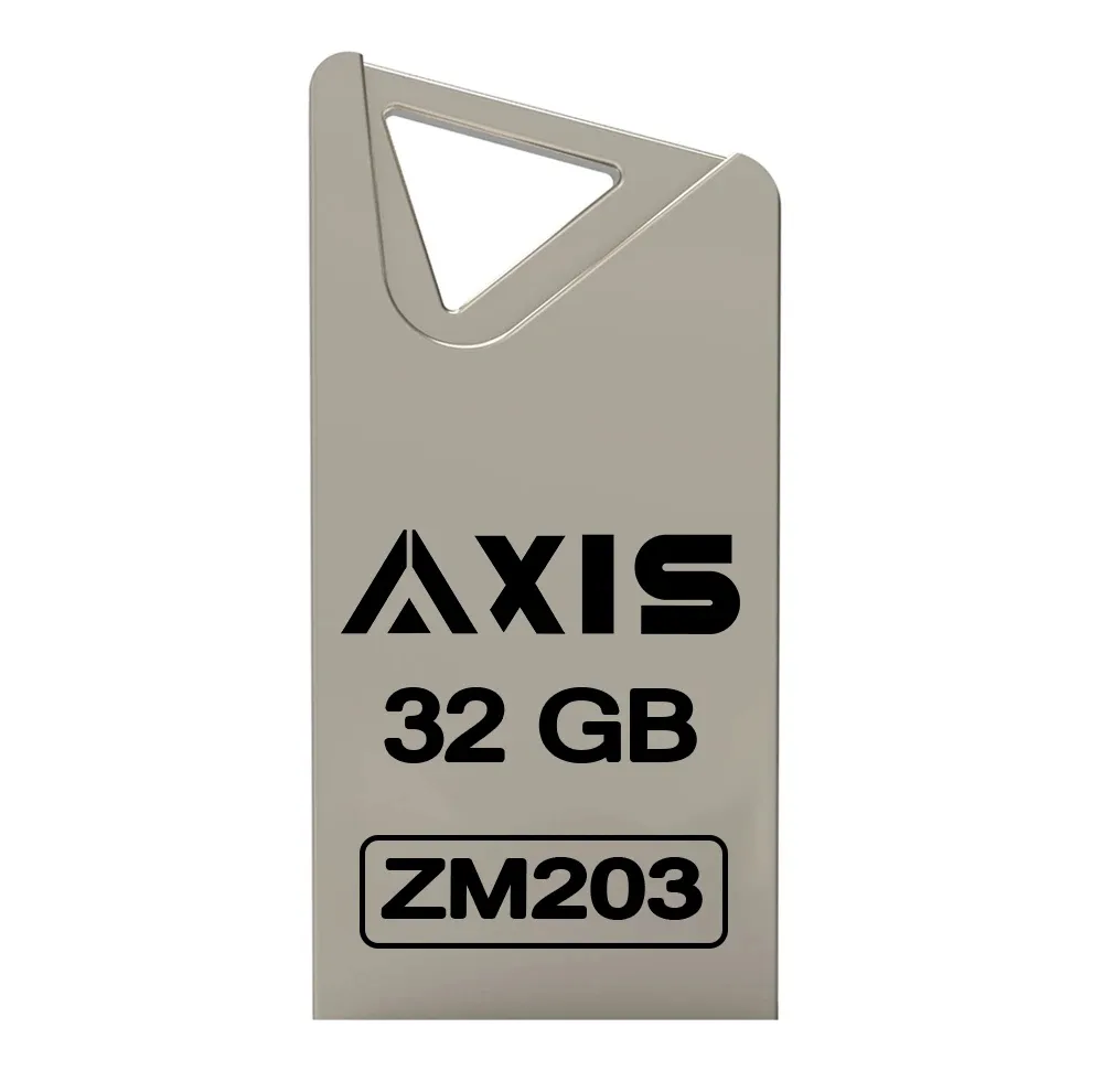 فلش مموری اکسیس مدل ZM203 ظرفیت 32 گیگابایت با سرعت خواندن 25MB/s، سرعت نوشتن 12MB/s، مقاومت در برابر آب و شوک، سازگار با WINDOWS و Mac OS