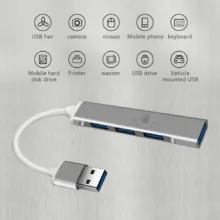 هاب 4 پورت USB 3.0 اکی یس مدل USB3000