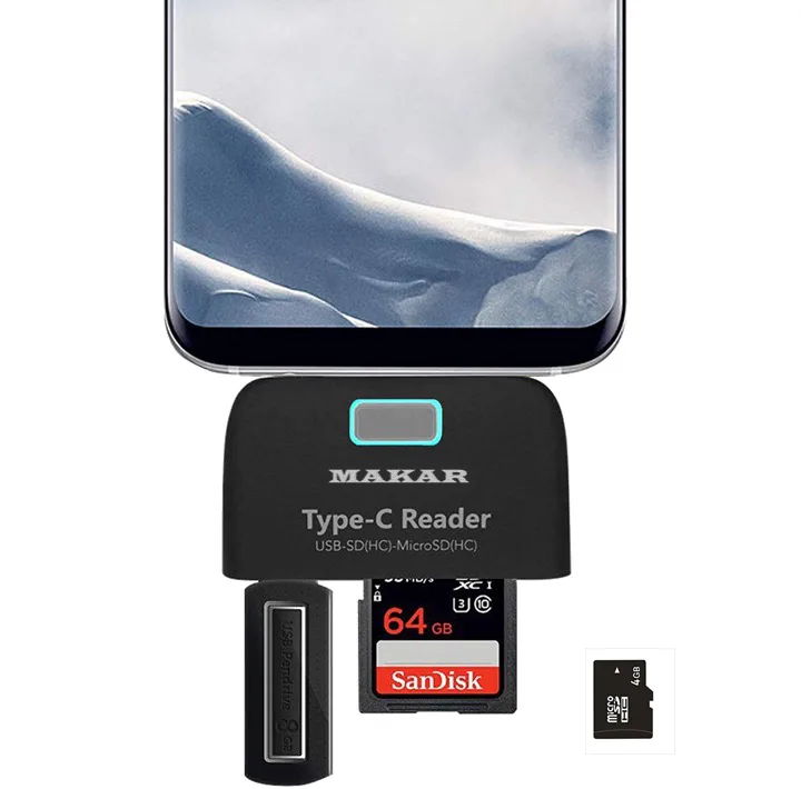 کارت‌خوان همه کاره ماکار مدل 6in1-USB3.1