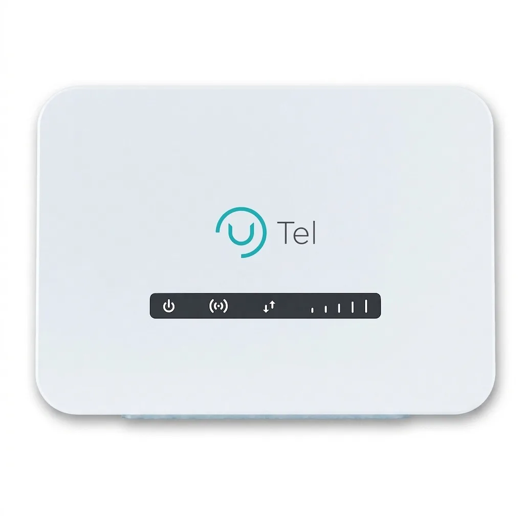 مودم 4G LTE یوتل مدل LT643 با اتصال FDD/TDD، سرعت دانلود تا 300 مگابیت، دو پورت گیگابیتی LAN، فایروال