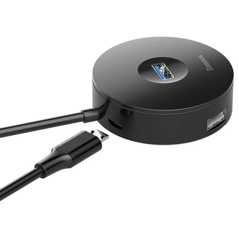 هاب 5 پورت USB باسئوس مدل AIRJOY Round Box CAHUB-U01