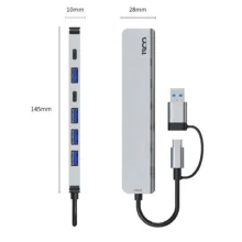 هاب USB هفت پورت تسکو تایپ سی مدل THU 1148