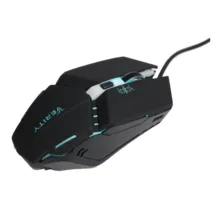 کیبورد و ماوس گیمینگ وریتی مدل V-KB6126GCW، سوییچ ممبران، Full-Size، نورپردازی LED RGB